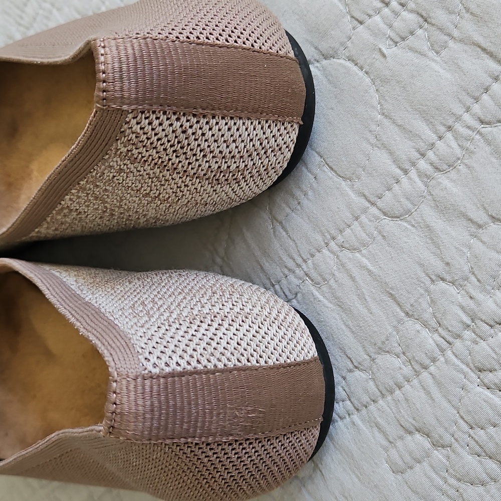 Softwalk Sicily Tan Ballet Flat Knit Loafer Size 10.5 - Picture 9 of 12